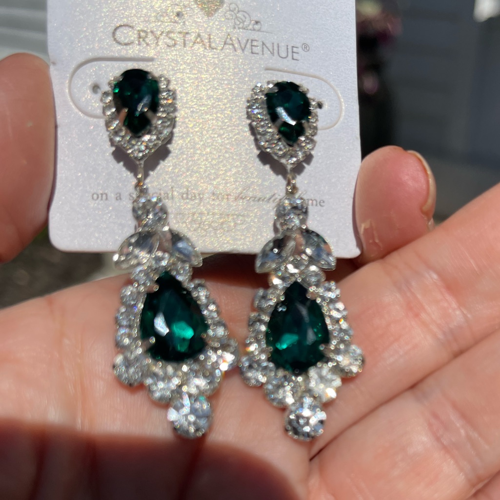 Emerald Green Earrings